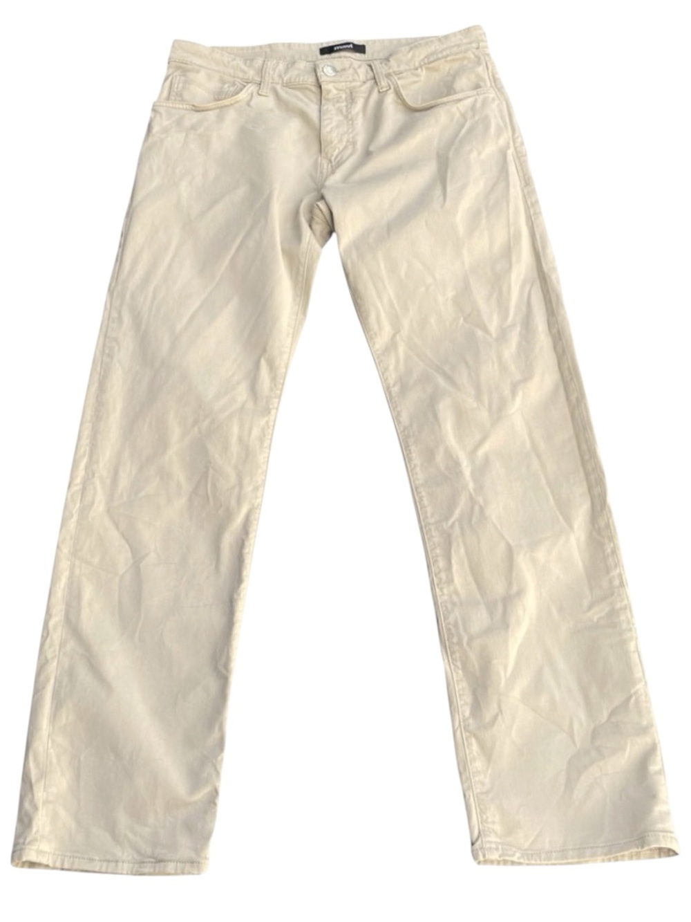 Mavi Beige Zach Straight Leg Casual Twill Pants (33x32)
